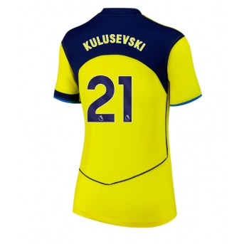 Billige Fotballdrakt Tottenham Hotspur Dejan Kulusevski #21 Replika Tredjedrakt Dame 2025-26 Kortermet